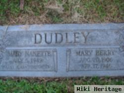 Mary Nanette Dudley