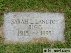 Sarah L. Lanctot Rigg