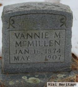 Vannie M Mcmillen