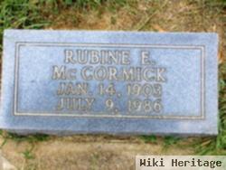 Rubine E Mccormick