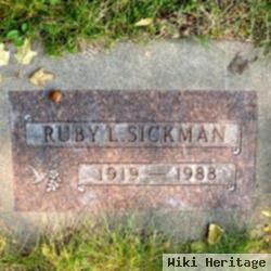 Ruby L. Sickman