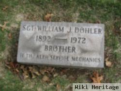 Sgt William J. Dohler