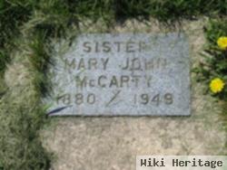 Sr Mary John Mccarty