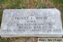 Henry L Wiese