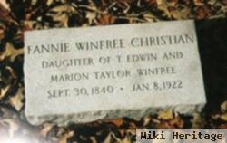 Fannie Winfree Christian