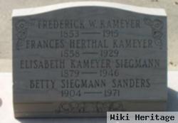 Frances Herthal Kameyer