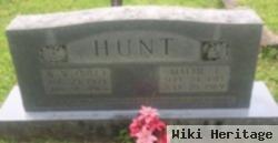 Martha Jane "mattie" Ragland Hunt