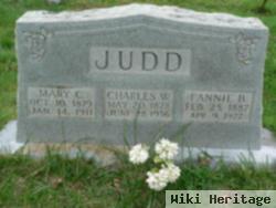 Fannie B Judd