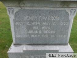 Henry F Parrow