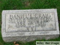 Sgt Daniel E. Craig