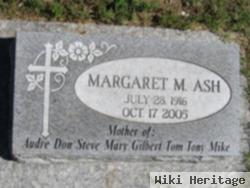 Margaret M Ash