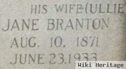 Jane "ullie" Branton Weathers