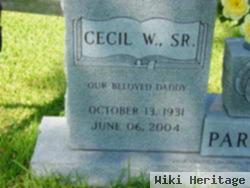 Cecil W Parker, Sr