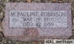 M. Pauline Robinson