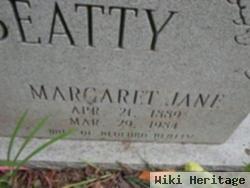 Margaret Jane Snellenberger Beatty