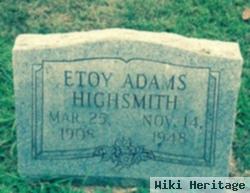 Etoy Adams Highsmith
