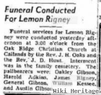 Lemon Rigney