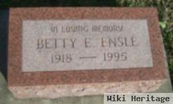 Betty E. Ensle