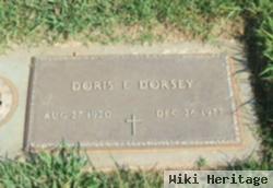 Doris E Dorsey