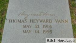 Thomas Heyward Vann
