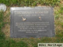 Lois Bonnlyn Bennette