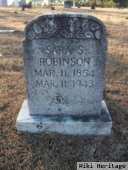 Sara S Robinson