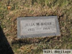 Julia M Bauer