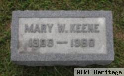 Mary W Wilson Keene