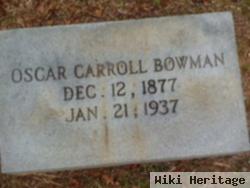 Oscar Carroll Bowman