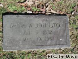 Dana W Johnston