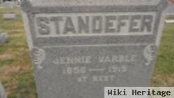 Malinda Jane "jennie" (Varble) Standefer