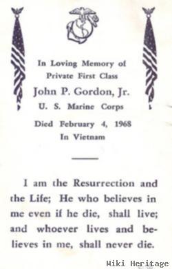 Pvt John P. Gordon, Jr