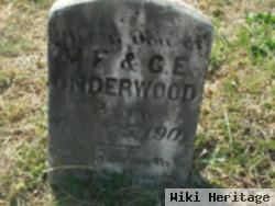 Infant Daughter Underwood