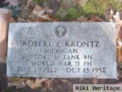 Robert E Krontz