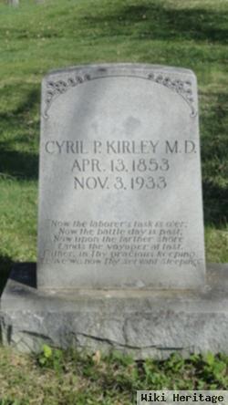 Dr Cyril P Kirley