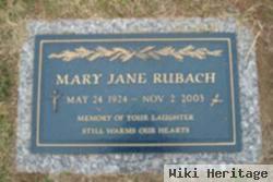 Mary Jane Rubach