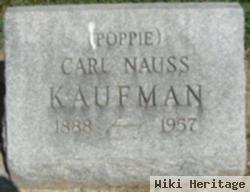 Carl Nauss "poppie" Kaufman