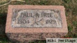 Paul R Hite