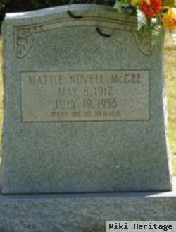 Mattie Novell Bolton Mcgee