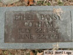 Ethel Pansy Garrett Cotham