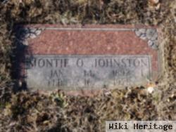 Montie O Johnston