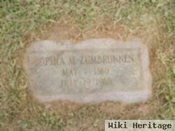 Sophia M Zumbrunnen