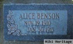 Alice Benson