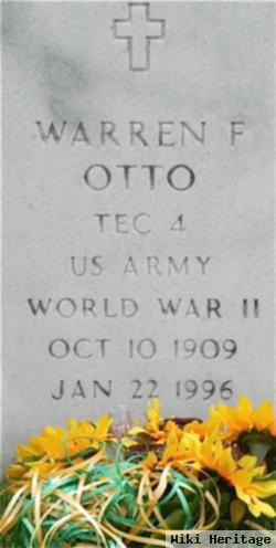 Warren F Otto