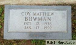 Coy Matthew Bowman