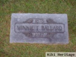 Minnie F Ballard