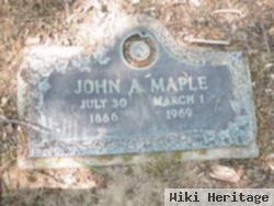 John A Maple