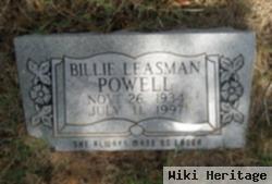 Billie Joyce Leasman Powell