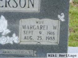 Margaret W Anderson