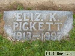 Elizabeth A. "betty" Kuhl Pickett